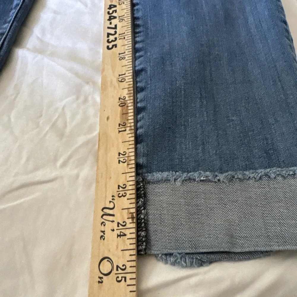 Kuth From The Kloth Women's‎ Ankle Straight Leg Cuff Size 6 Denim Jeans